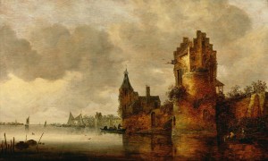 Estuary with Round Tower
